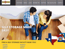 Tablet Screenshot of easystopstorage.com